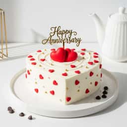 Sugar Free Heart Shaped Cake