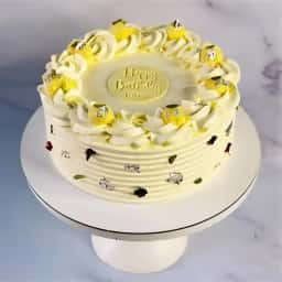 Golden Rasmalai Dream Cake