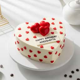 Vanilla Heart Cake