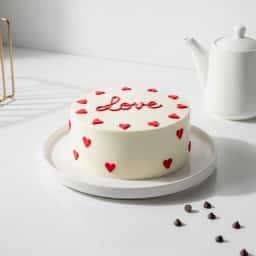 Love Fondant Cake