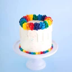 Creamy Rainbow Cake