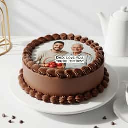 Photo Cake for Dad