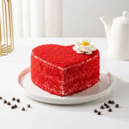 Heart Shape Red Velvet Cake