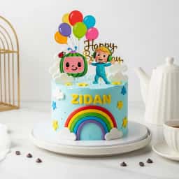Cocomelon Cream Cake
