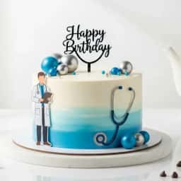 Simple Doctor Theme Cake