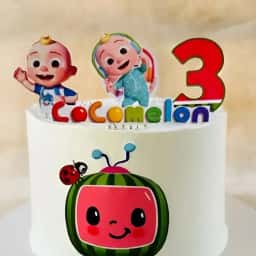 Classic Cocomelon Theme Cake