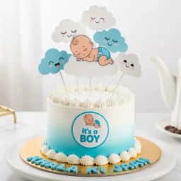 Baby Boy Welcome Cake