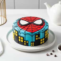 Spiderman Theme Cake