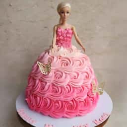 Barbie Doll Theme Cake