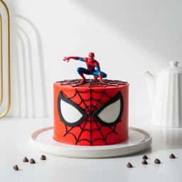 Spiderman Birthday Cake