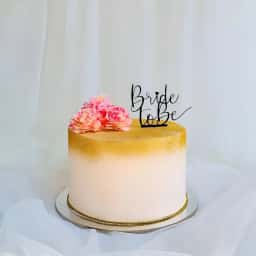 Simple Bridal Shower Cake