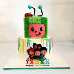 Cocomelon Theme Cake