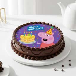 Peppa Pig Chocolate Cake