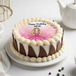 Princess Theme Cream Cake