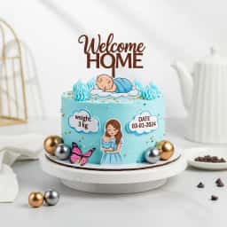 Welcome Home Cake for Baby