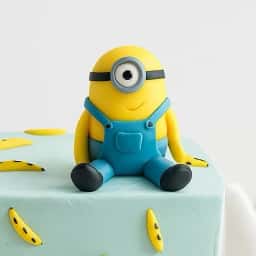 Minion Theme Half Cake