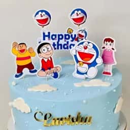 Doraemon Theme Cake