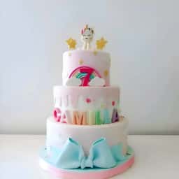 3 Tier Unicorn Cake