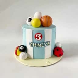 Sports Theme Cake for Birthday