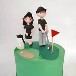 Golf Theme Cake