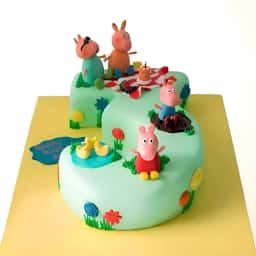 Peppa Pig Numeric Cake