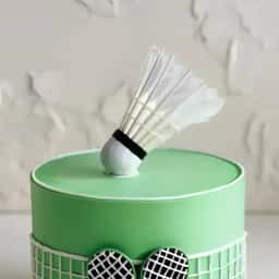 Badminton Theme Cake