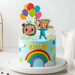 Cocomelon Cream Cake
