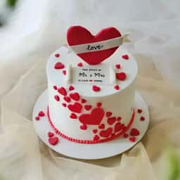 Anniversary Fondant Cake