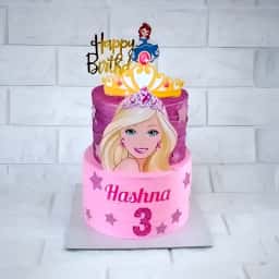 Barbie Crown Cake for Girls