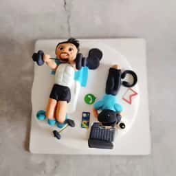 Workout And Workflow Theme Cake