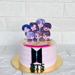 Baby BTS Theme Cake