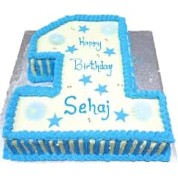 Numeric 1 Theme Cake