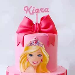 2 Tier Barbie Cake