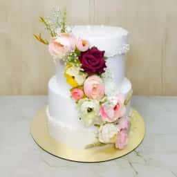 Floral Wedding Cake