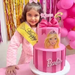 2 Tier Barbie Cake