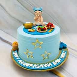 Annaprashan Ceremony Boy Theme Cake