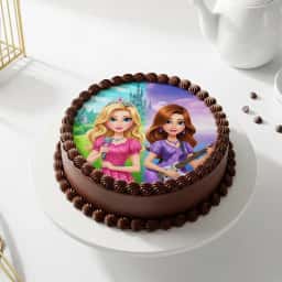 Barbie Truffle Cake