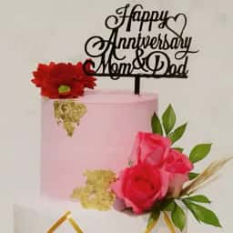 2 Tier Anniversary Cake