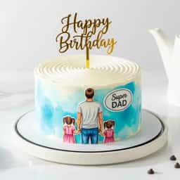 Super Dad Cake for Birthday