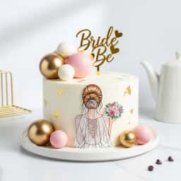 Classic Bride To Be Cake