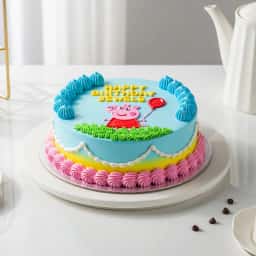 Peppa Pig Cream Cake