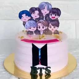 Baby BTS Theme Cake