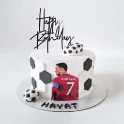 Ronaldo Theme Cake
