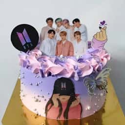 BTS Theme Cake