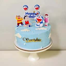 Doraemon Theme Cake
