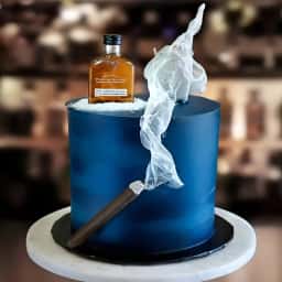 Cigar Theme Cake