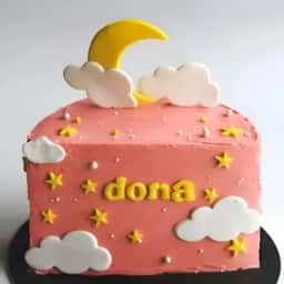 Half Birthday Cake for Baby Girl