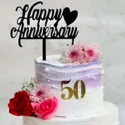 Designer Anniversary Cake