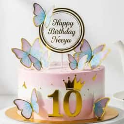 Butterfly Cream Cake