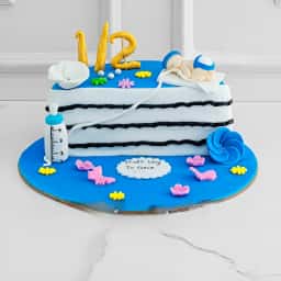 Half Birthday Cake for Boys